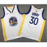 Stephen Curry, Golden State Warriors [White 30] -NIÑOS
